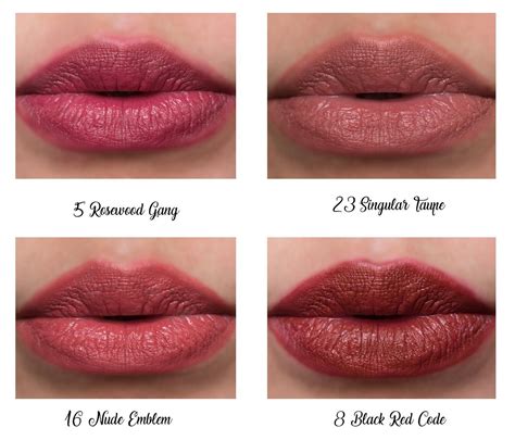 tatouage couture lip stain swatch ysl|ysl tattoo couture lip dye.